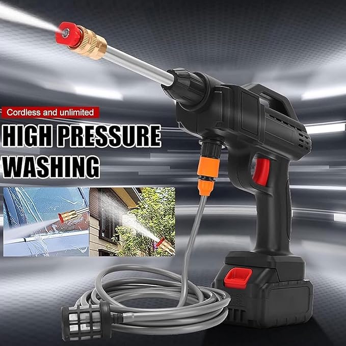 PISTOLA DE AGUA HIDROLAVADORA 48V 1 BAT MDNL MD 12500